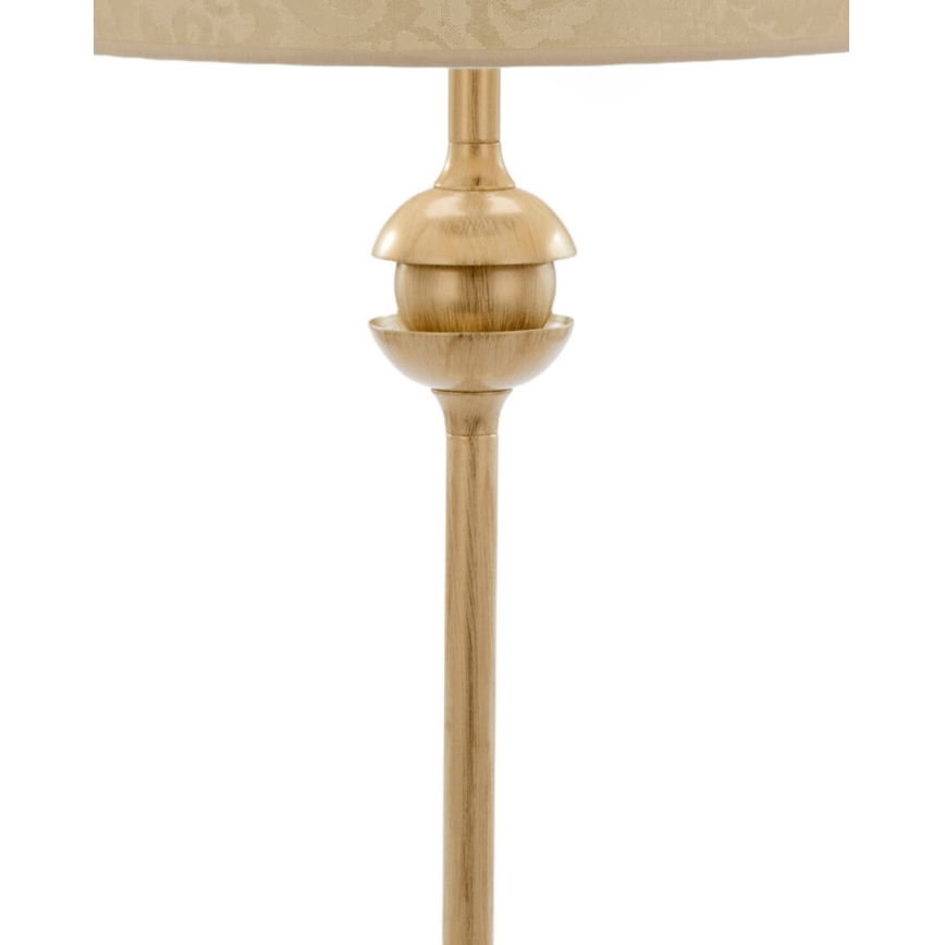 BRILAGI - Tischlampe SAPHIRE 1xE27/15W/230V creme/gold/patina