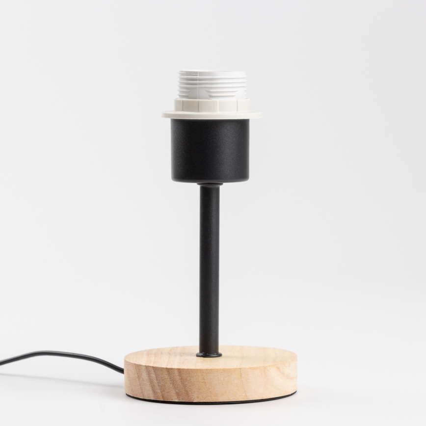 Brilagi - Tischleuchte NUBILA WOOD 1xE27/25W/230V Eiche/grün