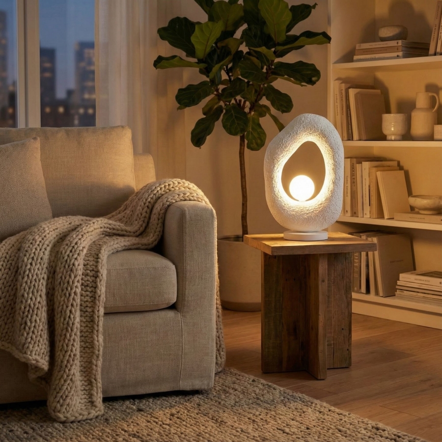 Brilagi - Tischleuchte WABI SABI 1xG9/8W/230V weiß