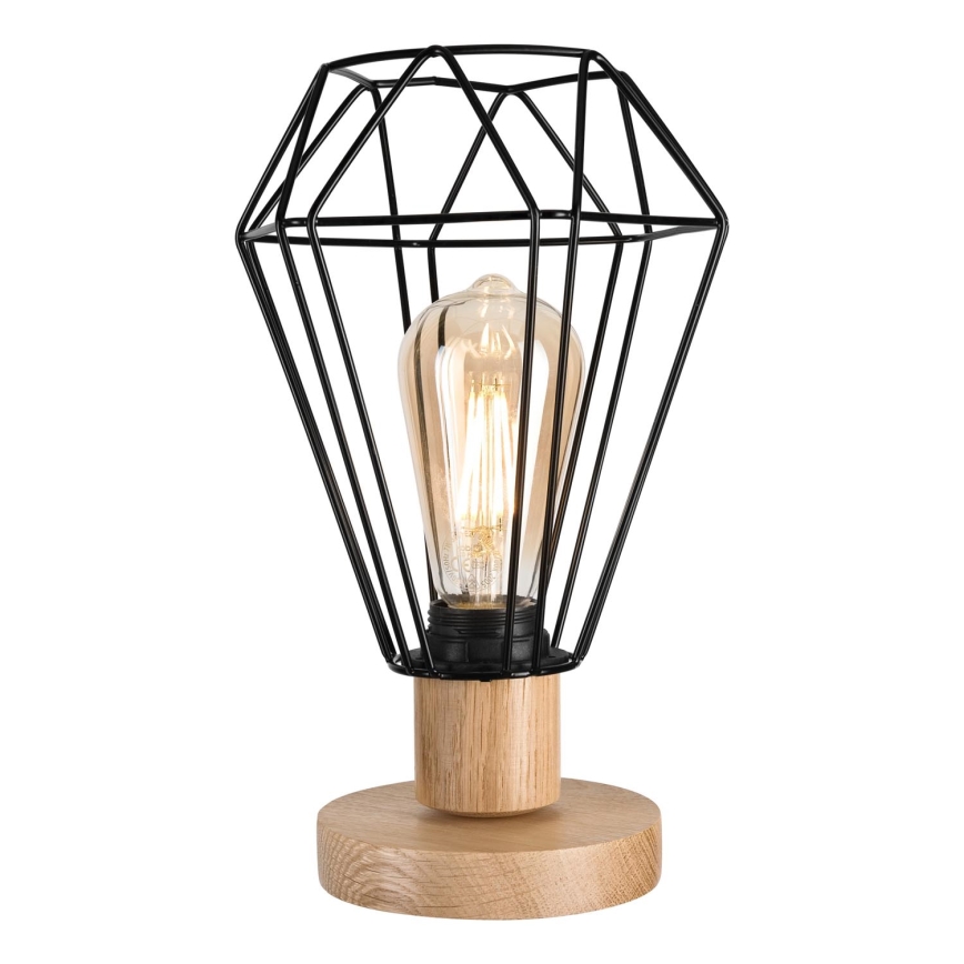 Brilagi - Tischleuchte WOODY BASKET 1xE27/60W/230V Eiche