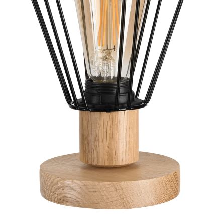 Brilagi - Tischleuchte WOODY BASKET 1xE27/60W/230V Eiche