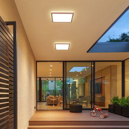 Brilagi - LED-Deckenleuchte für Badezimmer ULTRA SLIM LED/18W/230V 30x30 cm Roségold IP54