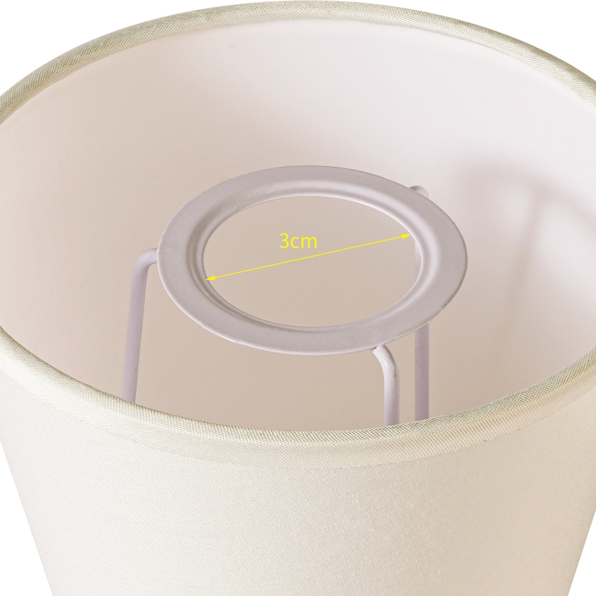 Brilagi - Universal-Lampenschirm NUBILA E27 13x9 cm cremefarben