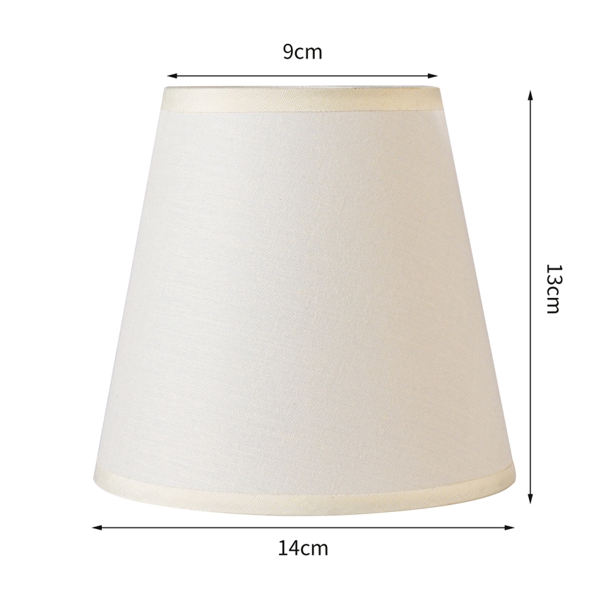 Brilagi - Universal-Lampenschirm NUBILA E27 13x9 cm cremefarben