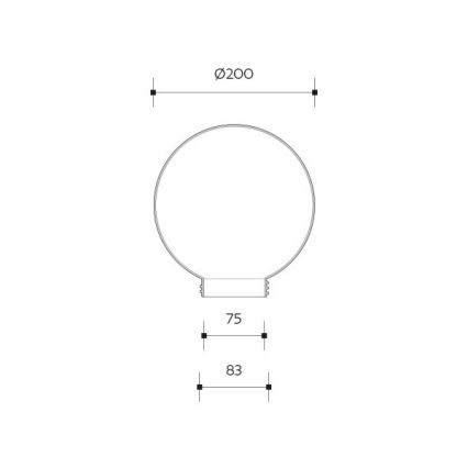Brilagi - Universeller Ersatz-Lampenschirm HARBOR E27 Ø 20 cm, goldfarben