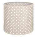 BRILAGI - Universeller Lampenschirm BOBO E27 Ø 15 cm beige/mit Punkten