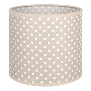 BRILAGI - Universeller Lampenschirm BOBO E27 Ø 15 cm beige/mit Punkten