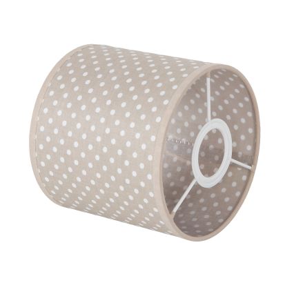 BRILAGI - Universeller Lampenschirm BOBO E27 Ø 15 cm beige/mit Punkten
