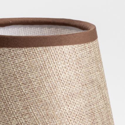 Brilagi - Universeller Lampenschirm NUBILA E27 13x9 cm braun