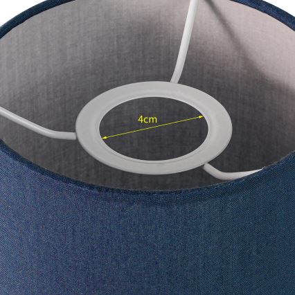 Brilagi - Universeller Lampenschirm NUBILA E27 15,5x14 cm Dunkelblau