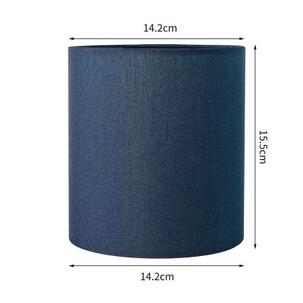 Brilagi - Universeller Lampenschirm NUBILA E27 15,5x14 cm Dunkelblau