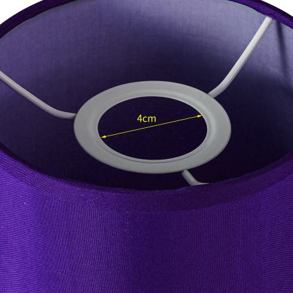 Brilagi - Universeller Lampenschirm NUBILA E27 15,5x14 cm lila