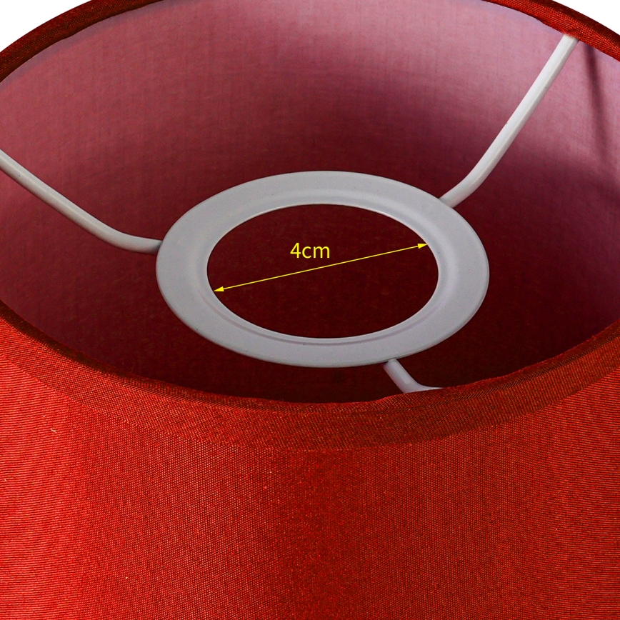 Brilagi - Universeller Lampenschirm NUBILA E27 15,5x14 cm rot