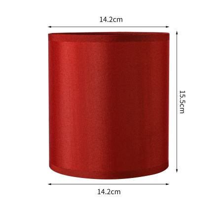 Brilagi - Universeller Lampenschirm NUBILA E27 15,5x14 cm rot