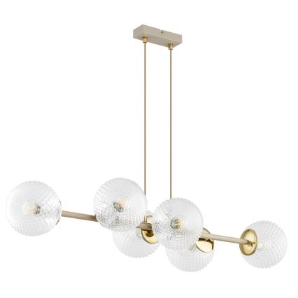BRILAGI - Universelles Ersatzglas STELLA E27 Ø 15 cm klar/gold