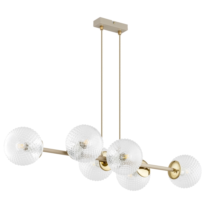 BRILAGI - Universelles Ersatzglas STELLA E27 Ø 15 cm klar/gold