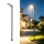 Brilagi - URBANLIGHT LED-Straßenlaterne für den Außenbereich mit 4 m Mast und Gelenk LED/100W/230V, schwarz, IP65
