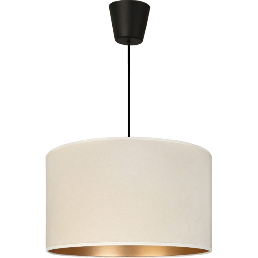 Brilagi - VELVET Pendelleuchte mit Kabel 1xE27/60W/230V Ø 40 cm creme/gold