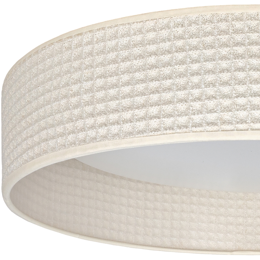 Brilagi - LED dimmbare Deckenleuchte VELVET SMARTIX LED/36W/230V 3000–6000K Ø 55 cm creme Wi-Fi Tuya Beacon + Fernbedienung