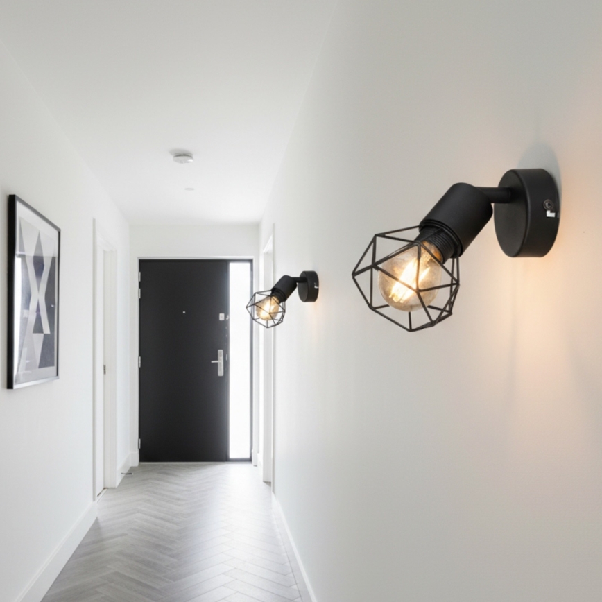 Brilagi - Wand-Spot CAGE 1xE14/40W/230V