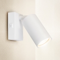 Brilagi - Wand-Spot mit Schalter SELE 1xGU10/30W/230V weiß