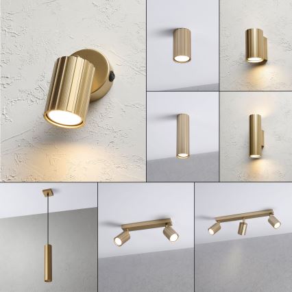 Brilagi - Wand-Spotleuchte CRISPINA 1xGU10/10W/230V, goldfarben