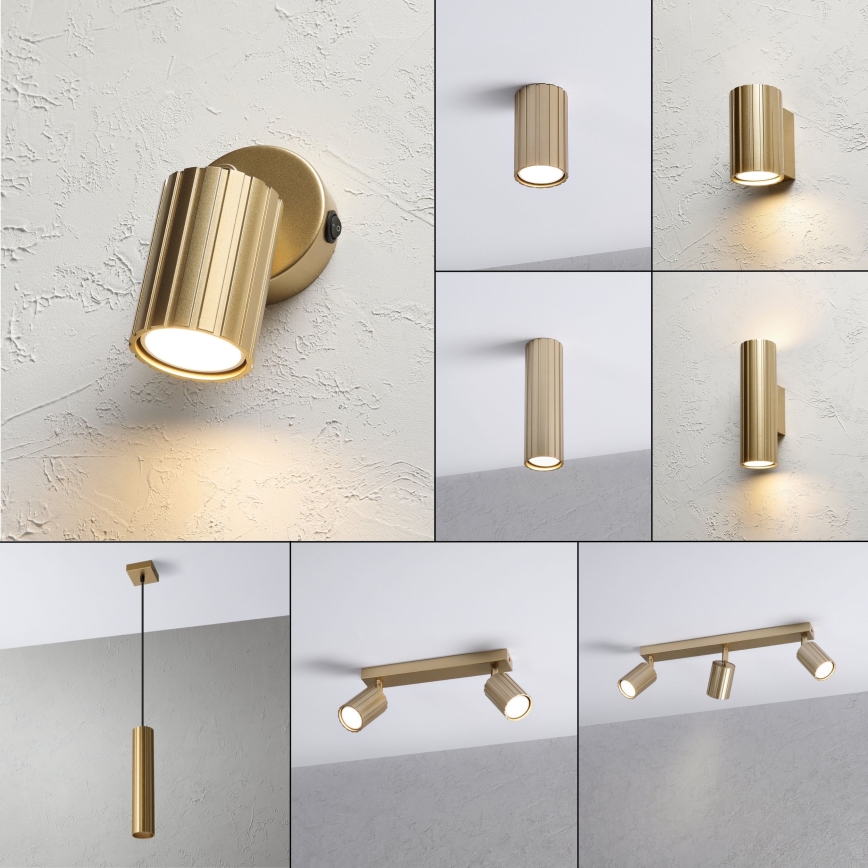 Brilagi - Wand-Spotleuchte CRISPINA 1xGU10/10W/230V, goldfarben