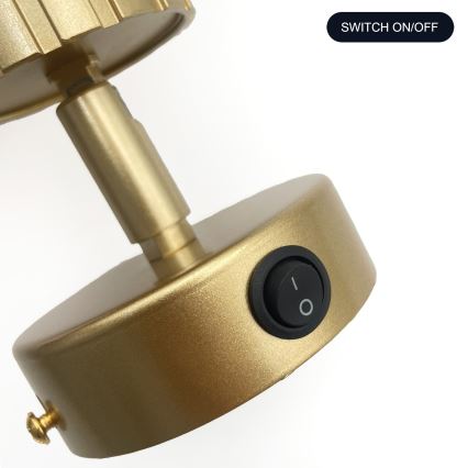 Brilagi - Wand-Spotleuchte CRISPINA 1xGU10/10W/230V, goldfarben