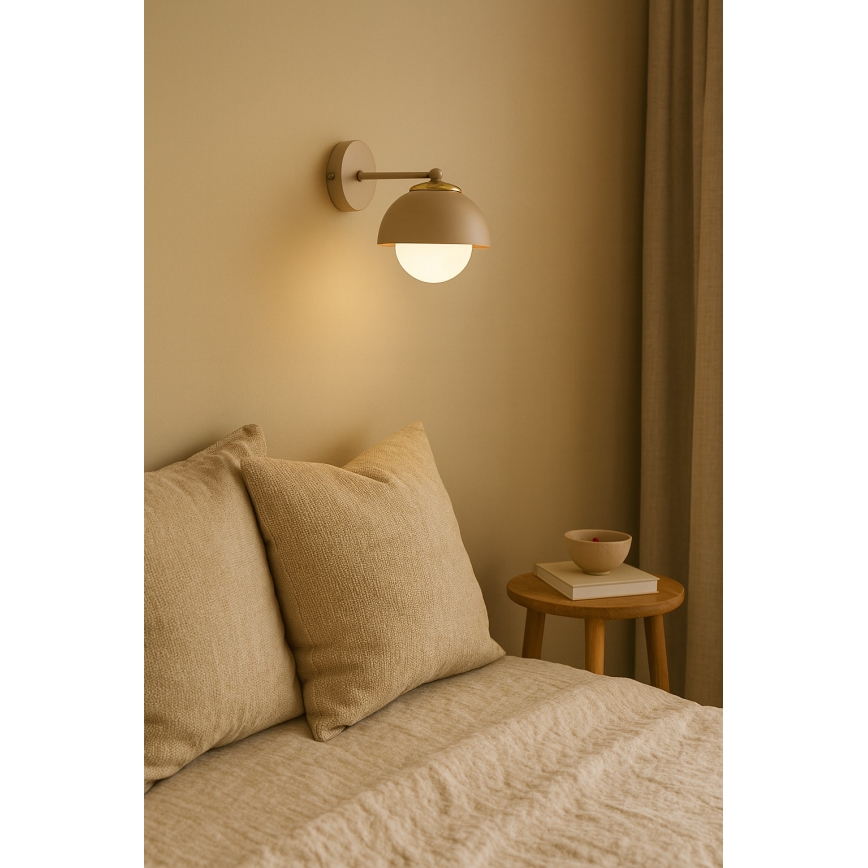 Brilagi - Wandleuchte 1xE27/60W/230V beige/gold