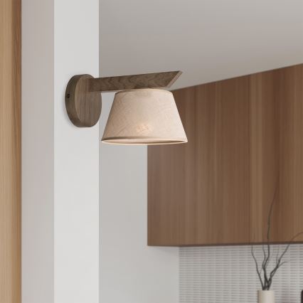 Brilagi - Wandleuchte ANTHONY 1xE14/40W/230V Eiche/beige