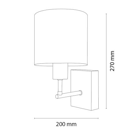 BRILAGI - Kinder-Wandleuchte BOBO WOOD 1xE27/25W/230V Eiche/Schwarz/Weiß/Tiermotive