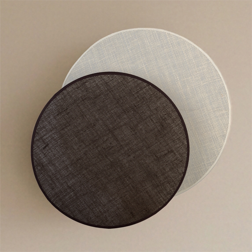 Brilagi - Wandleuchte CIRCLES 1xE27/60W/230V Ø 45 cm cremefarben/braun