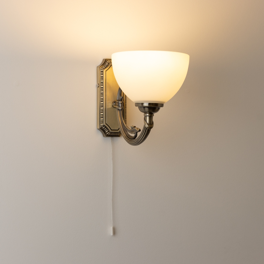 Brilagi - Wandleuchte CLASSIC 1xE27/60W/230V Messing