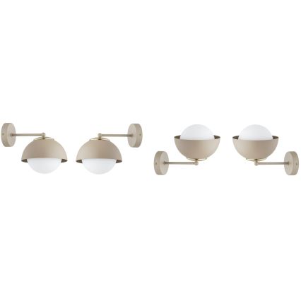 Brilagi - Wandleuchte COSMO 1xE27/60W/230V beige/gold