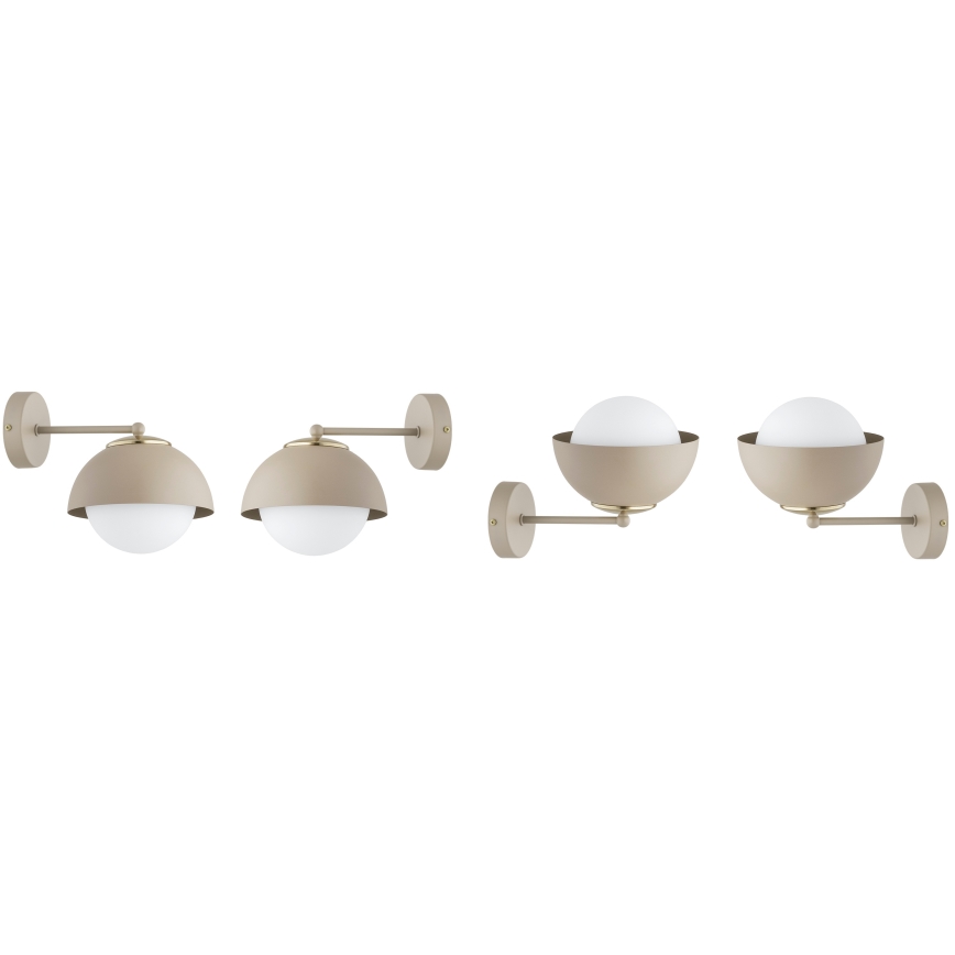 Brilagi - Wandleuchte COSMO 1xE27/60W/230V beige/gold