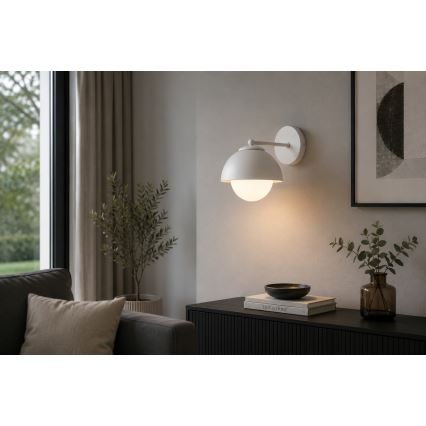 BRILAGI - Wandleuchte COSMO 1xE27/60W/230V weiß/gold