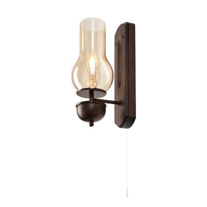Brilagi - Wandleuchte COTTAGE 1xE14/40W/230V Buche/braun