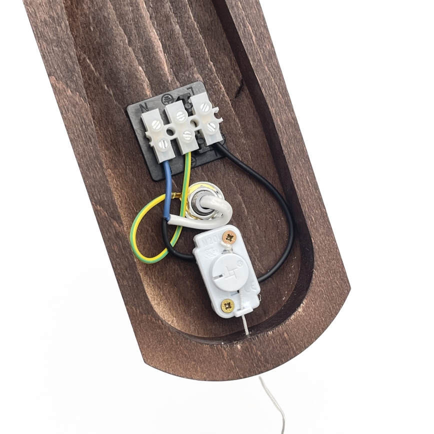 Brilagi - Wandleuchte COTTAGE 1xG9/40W/230V Buche/weiß
