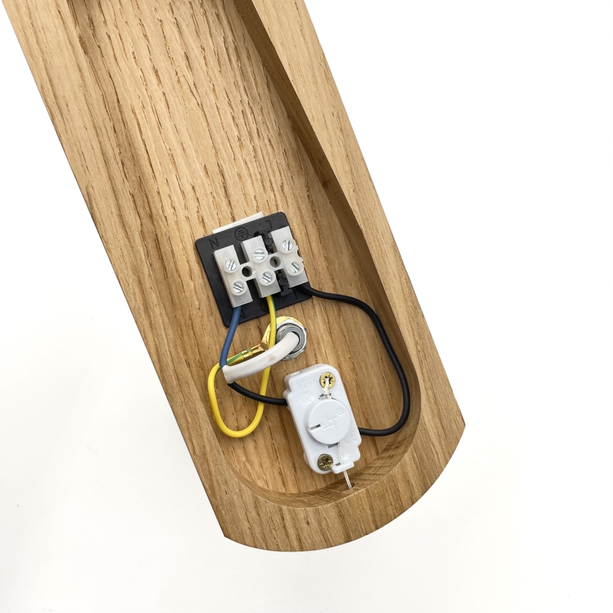 Brilagi - Wandleuchte COTTAGE 1xG9/40W/230V Eiche/weiß