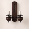 BRILAGI - Wandleuchte COTTAGE 2xE14/40W/230V Buche