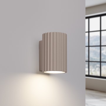 Brilagi - Wandleuchte CRESTO 2xGU10/10W/230V 10 cm taupe