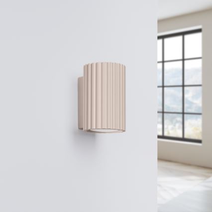 Brilagi - Wandleuchte CRESTO 2xGU10/10W/230V 10 cm taupe