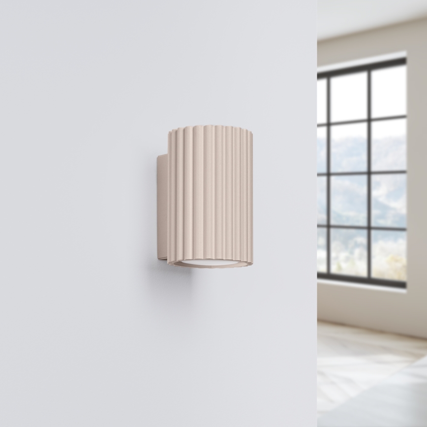 Brilagi - Wandleuchte CRESTO 2xGU10/10W/230V 10 cm taupe