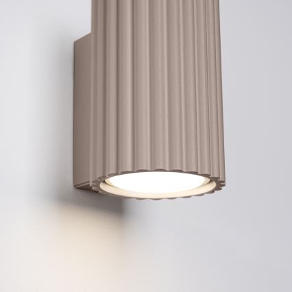 Brilagi - Wandleuchte CRESTO 2xGU10/10W/230V 10 cm taupe