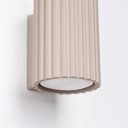 Brilagi - Wandleuchte CRESTO 2xGU10/10W/230V 10 cm taupe
