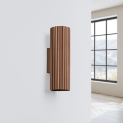 Brilagi - Wandleuchte CRESTO 2xGU10/10W/230V 20 cm braun