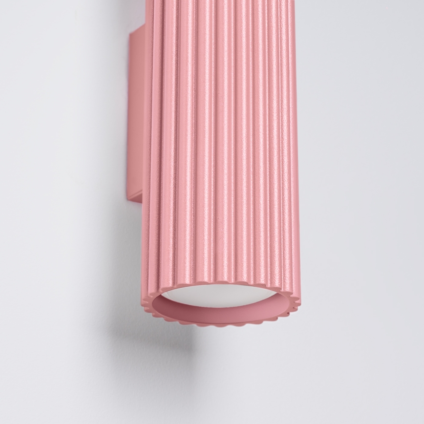 Brilagi - Wandleuchte CRESTO 2xGU10/10W/230V 20 cm rosa