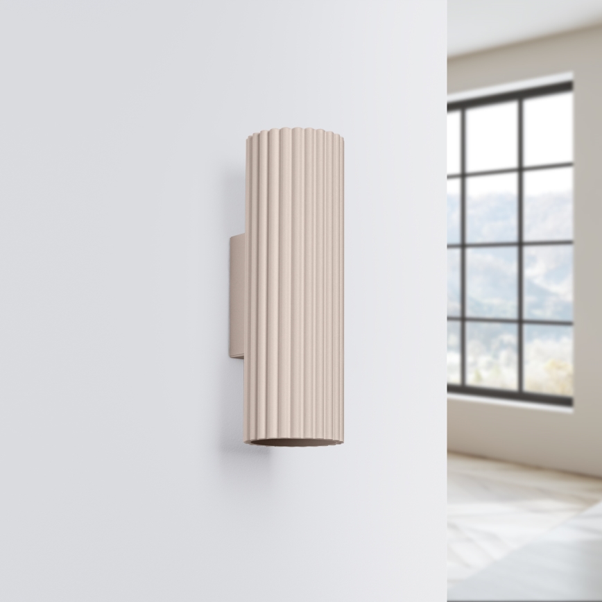 Brilagi - Wandleuchte CRESTO 2xGU10/10W/230V 30 cm taupe
