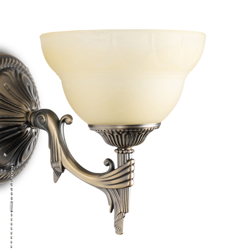BRILAGI - Wandleuchte DAHLIA 1xE27/40W/230V Messing