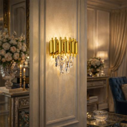 Brilagi - Wandleuchte ECLIPSE 2xE14/10W/230V goldfarben